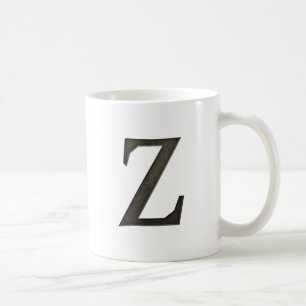Hårdna Monogrambrev Z Kaffemugg