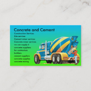 Hårdna och cementera blandarevisitkorten visitkort