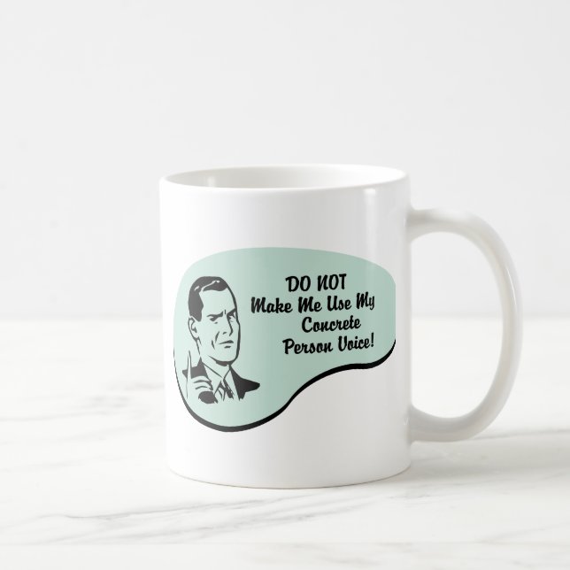 Hårdna personen uttrycker kaffemugg (Höger)
