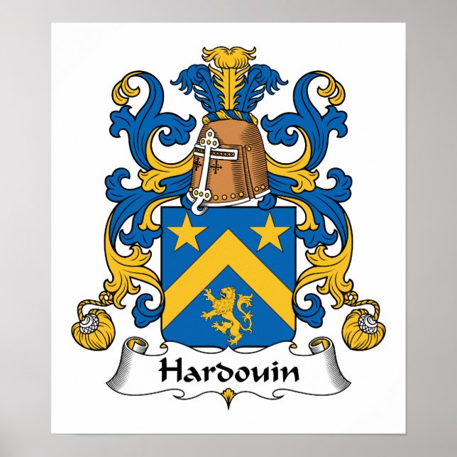 Hardouin Family Crest Poster (Framsidan)