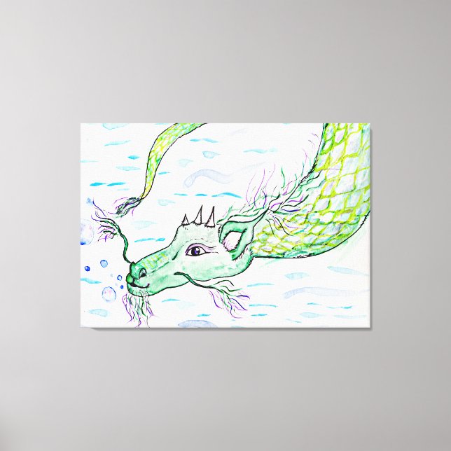 Hårdrake art Stretched Kanvastryck (Framsida)