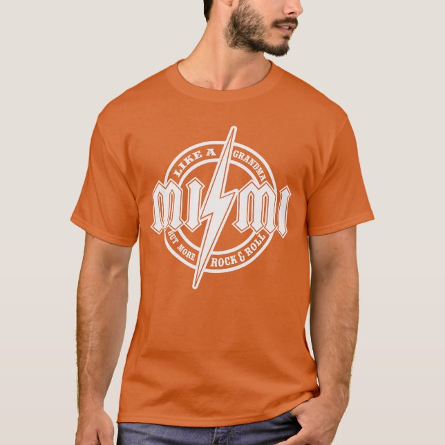Hårdrock Mimi Mimi Lightning Bolt pojke T Shirt (Framsida)