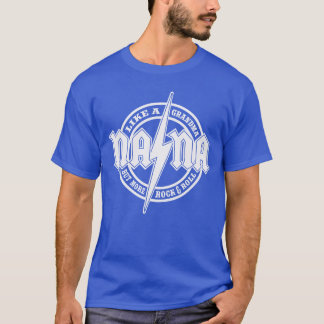 Hårdrock Nana Nana Blixten retro T Shirt