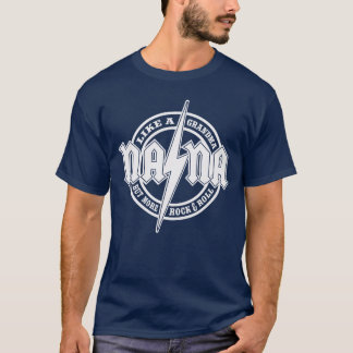 Hårdrock Nana Nana Blixten vänner T Shirt
