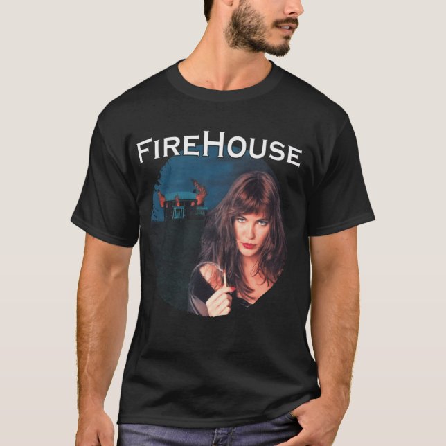 Hårdrocksklassiker Firehouse 394 T Shirt (Framsida)