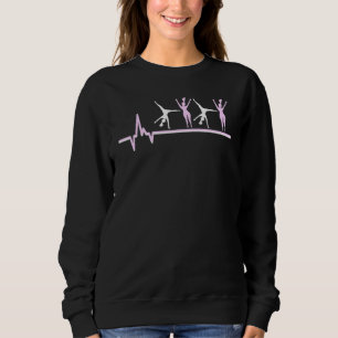 Hårdskläder för flickor, gymnastikhjul H T Shirt