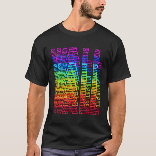 Hårdskrami för väggväggar t shirt (Framsida)