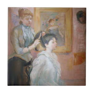 Hårdskratt (av Berthe Morisot) Kakelplatta
