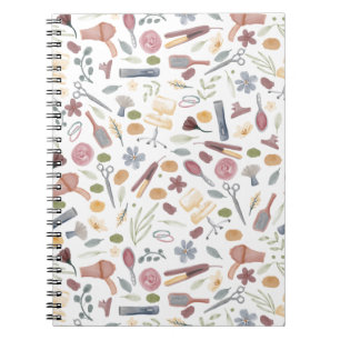 Hårdstil  Mönster  Vattenfärg Anteckningsbok