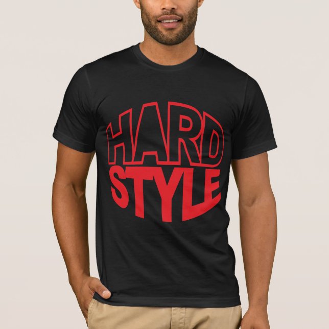 Hardstyle cirklar t shirt (Framsida)