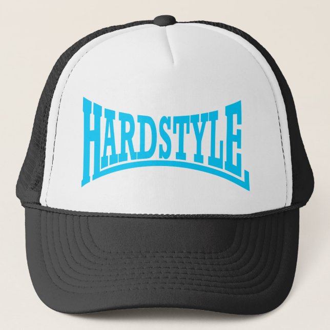 Hardstyle logotypblått truckerkeps (Framsida)