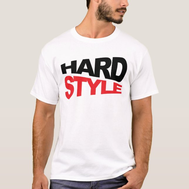 Hardstyle snedvrider tee shirt (Framsida)