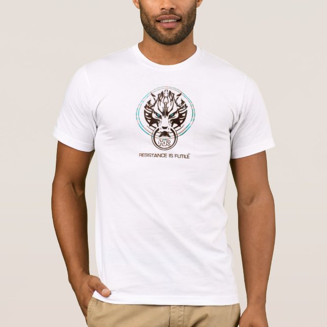 Hardstyle timme motstånd är fruktlöst t-shirt (Framsida)