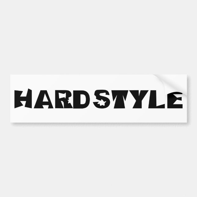hardstyletext bildekal (Framsidan)