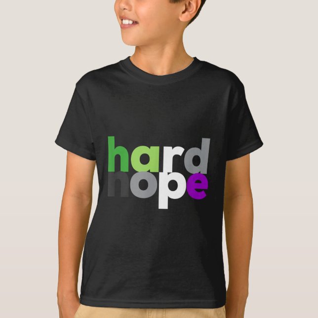 Hårdt Nej Aroace Pride Lgbtq, Lgbt Aro Ace Aromant T Shirt (Framsida)