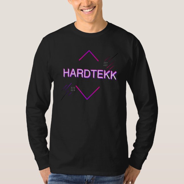 Hardtekk Techno Festival Open Luft Party Hardtekk T Shirt (Framsida)