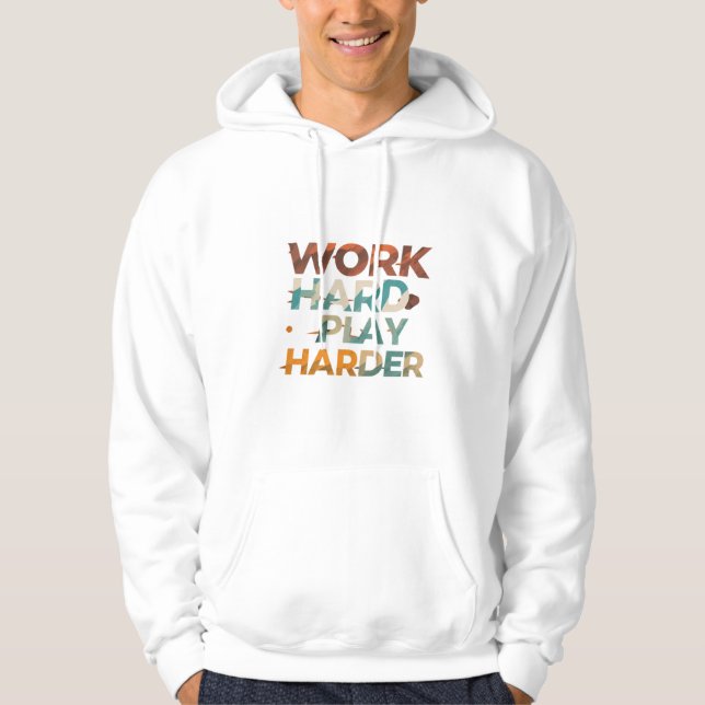 Hårduppspelningskörning, arbete hoodie (Framsida)