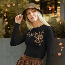 Hardwood Backe Höst löv T Shirt