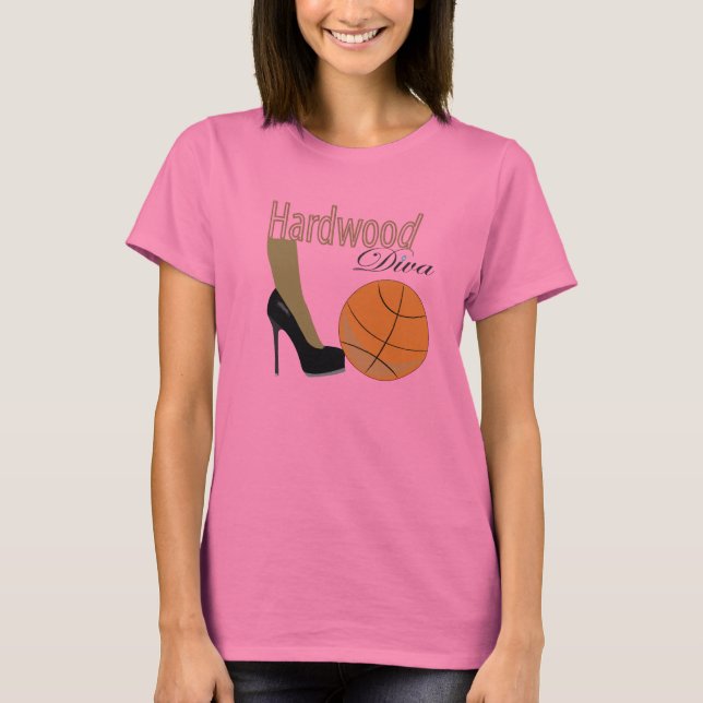 Hardwood Diva Classic T-shirt (Framsida)
