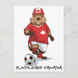 Hardworking Beaver Striker Helg Vykort
