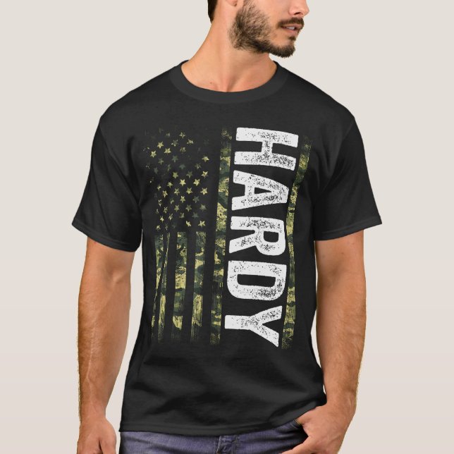 Hardy Efternamn Funny Surname Team Hardy Family Re T Shirt (Framsida)