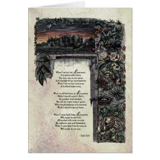 Hardy "Lyonnesse" Victorian Art Card Hälsningskort