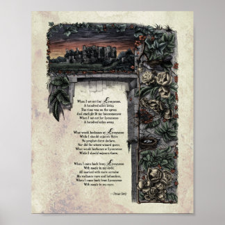 Hardy "Lyonnesse" Victorian Art Dikt 8x10 Poster