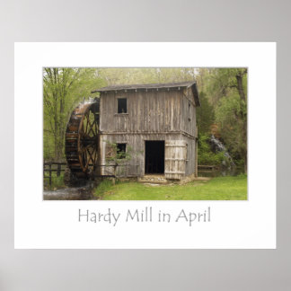 Hardy Mill i april Poster