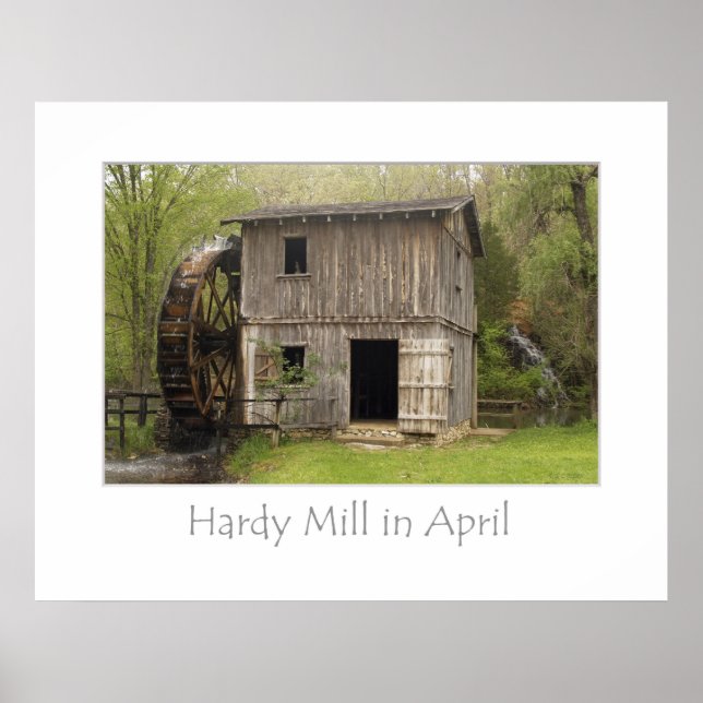 Hardy Mill i april Poster (Framsidan)