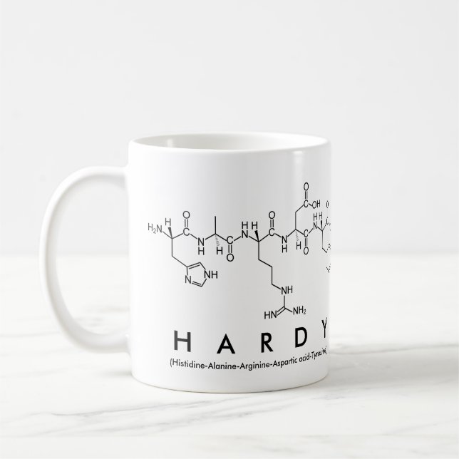 Hardy peptide namn mugg (Vänster)