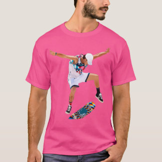 Hårdynga eaton-skateboarding teckning t shirt