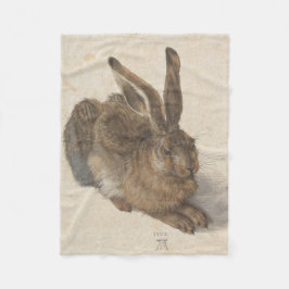 Hare (av Albrecht Dürer) Fleecefilt