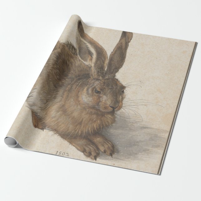 Hare (av Albrecht Dürer) Presentpapper (Utrullad)