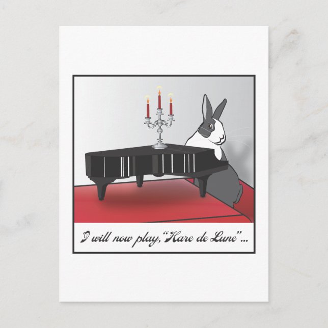 HARE DE LUNE VYKORT (Framsida)