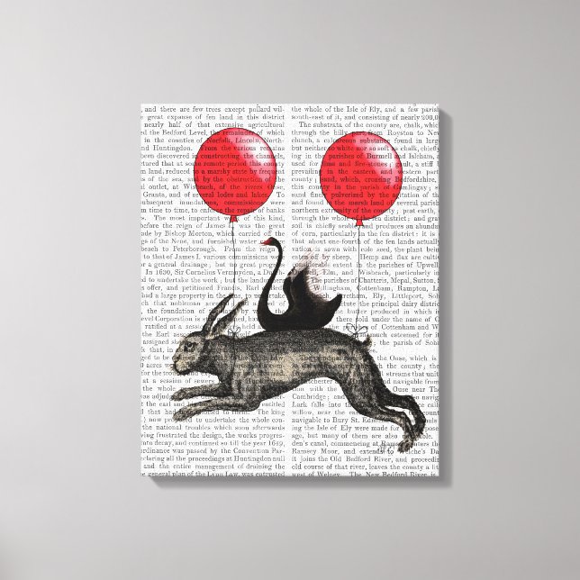 Hare-Frakten Canvastryck (Framsida)