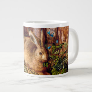 Hare i Forest Hans Hoffmann Rabbit Painting Jumbo Mugg