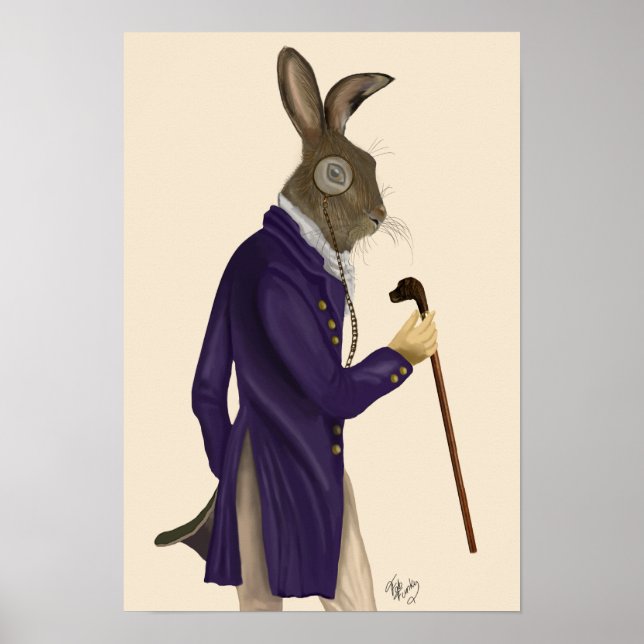 Hare i Lila Jackar Poster (Framsidan)