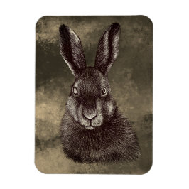 Hare, kanin, teckning magnet
