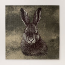 Hare, kanin, teckning