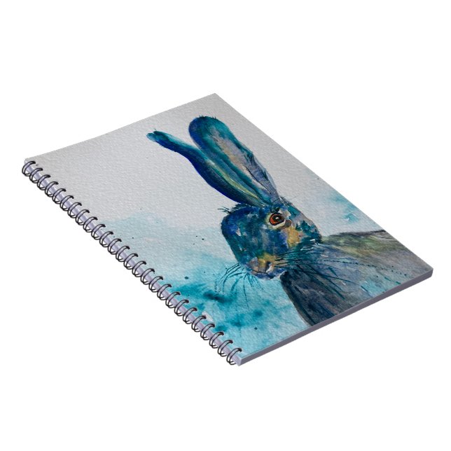 Hare kanin, vattenfärg anteckningsbok (Högra Sidan)