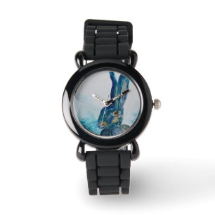 Hare kanin, vattenfärg armbandsur