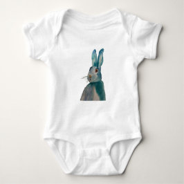 Hare kanin Watercolor Blue T Shirt