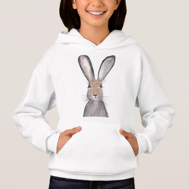 Hare kaninfärgade kaninsöta djur t shirt (Framsida)
