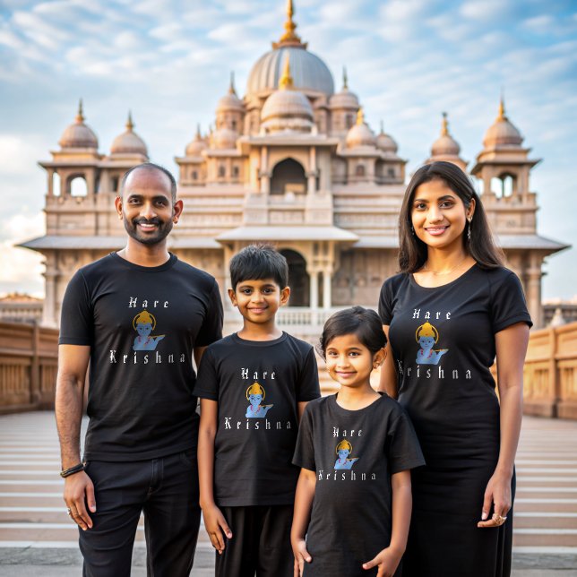 Hare Krishna Black T-shirt (Skapare uppladdad)