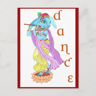 Hare Krishna Dance Vykort