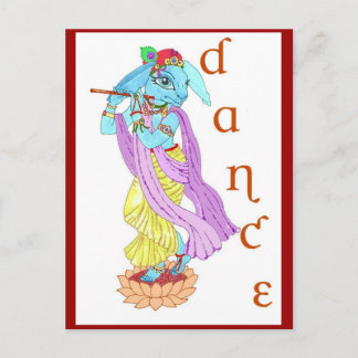 Hare Krishna Dance Vykort