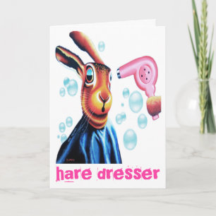 Hare på hårborttagarna. kort