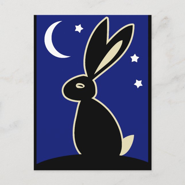 Hare på Twilight Vykort (Framsida)