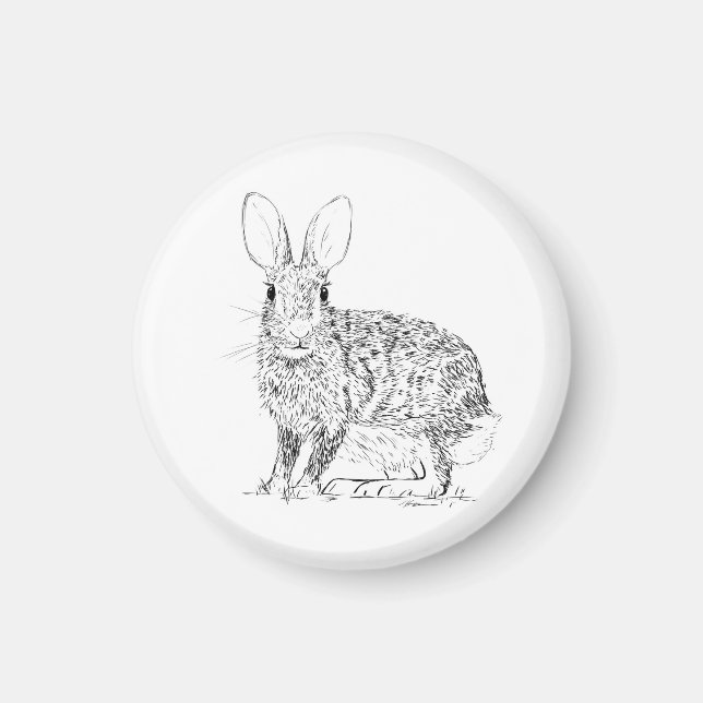 Hare / Rabbit Magnet (Framsidan)
