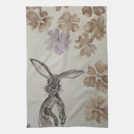 Hare Tea Towel Kökshandduk